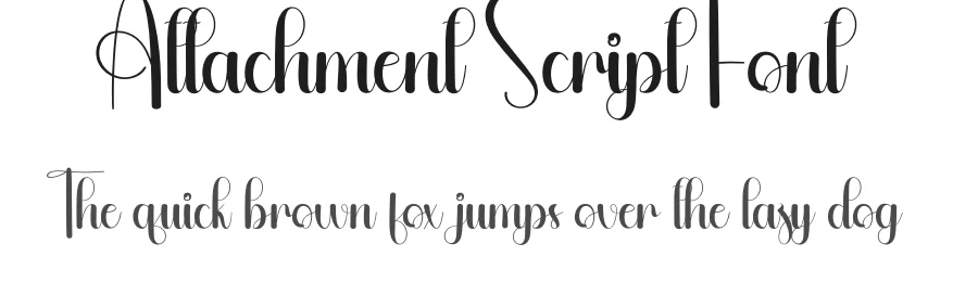 Attachment Script Font by andikastudio — Script Handwritten Font
