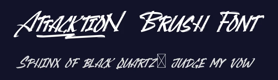 Attacktion Brush Font by nihstudio — Script Handwritten Font — thumbnail 2