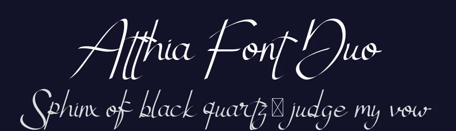 Atthia Font Duo by edricstudio — Script Handwritten Font — thumbnail 2