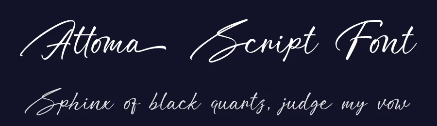 Attoma Script Font by Khurasan — Script Handwritten Font — thumbnail 2