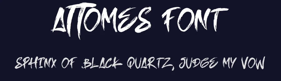 Attomes Font by Dhabee — Script Handwritten Font — thumbnail 2