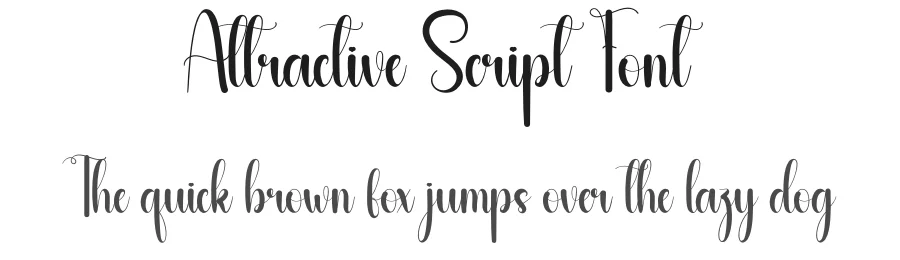 Attractive Script Font by andikastudio — Script Handwritten Font