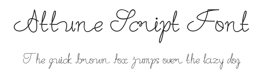 Attune Script Font by Letternesia studio — Script Handwritten Font