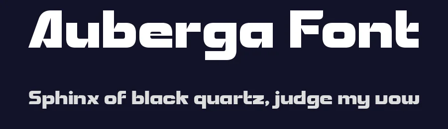 Auberga Font by Say Studio — Display Font — thumbnail 2