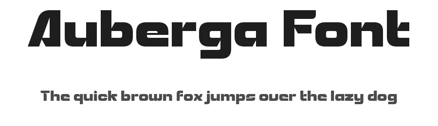 Auberga Font by Say Studio — Display Font