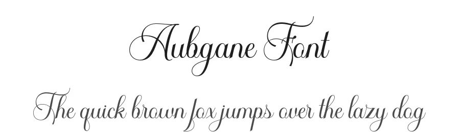 Aubgane Font by Pista Mova — Script Handwritten Font