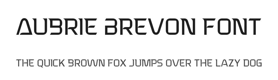 Aubrie Brevon Font by grezlinestudio — Display Font