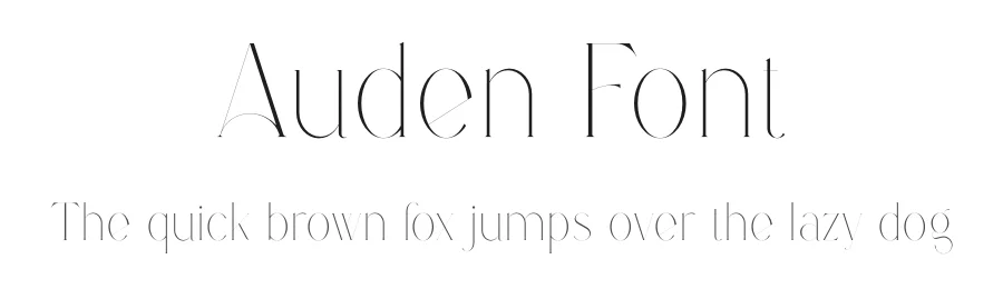 Auden Font by vpcreativeshop — Serif Font