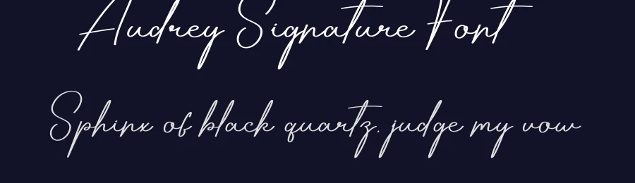 Audrey Signature Font by creativeletter — Script Handwritten Font — thumbnail 2