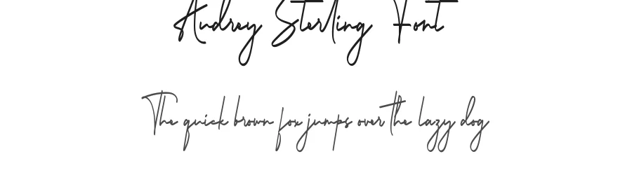 Audrey Sterling Font by noahtype — Script Handwritten Font