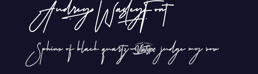 Audrey Wasley Font by VinType — Script Handwritten Font — thumbnail 2