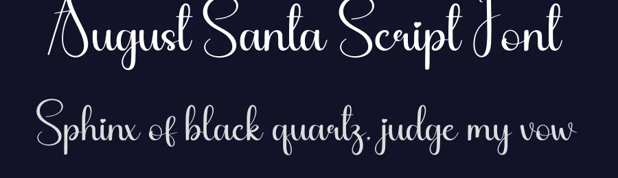 August Santa Script Font by andikastudio — Script Handwritten Font — thumbnail 2