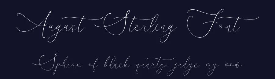 August Sterling Font by Storytype — Script Handwritten Font — thumbnail 2