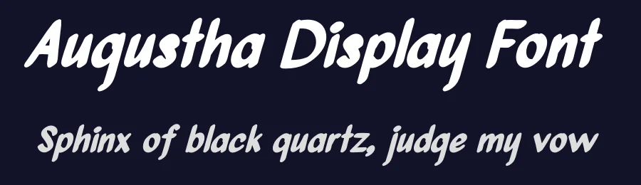 Augustha Display Font by andikastudio — Display Font — thumbnail 2