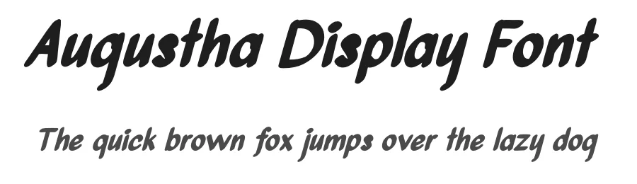 Augustha Display Font by andikastudio — Display Font