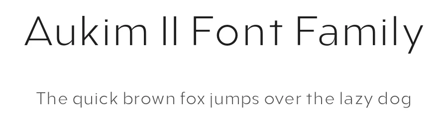 Aukim II Font Family by Aukimvisuel — Display Font