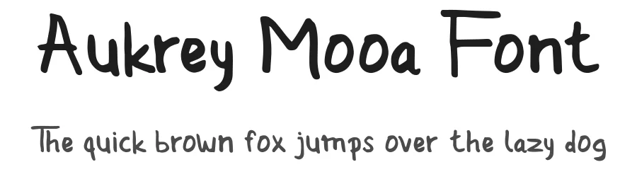 Aukrey Mooa Font by madeDeduk — Script Handwritten Font