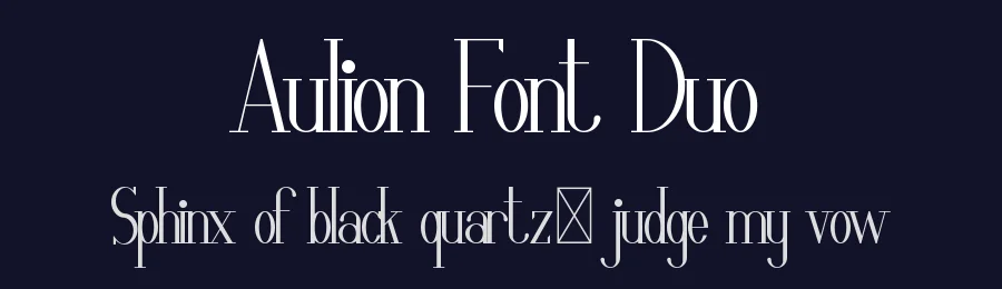 Aulion Font Duo by CalligraphyFonts.net — Script Handwritten Font — thumbnail 2