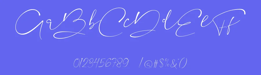 Aullia Modern Calligraphy Font by GlyphStyle — Script Handwritten Font — thumbnail 3