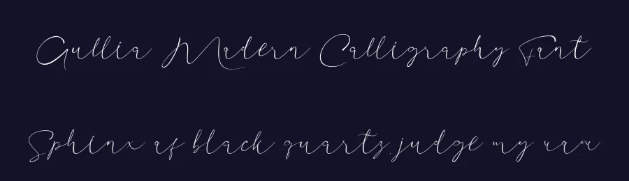 Aullia Modern Calligraphy Font by GlyphStyle — Script Handwritten Font — thumbnail 2