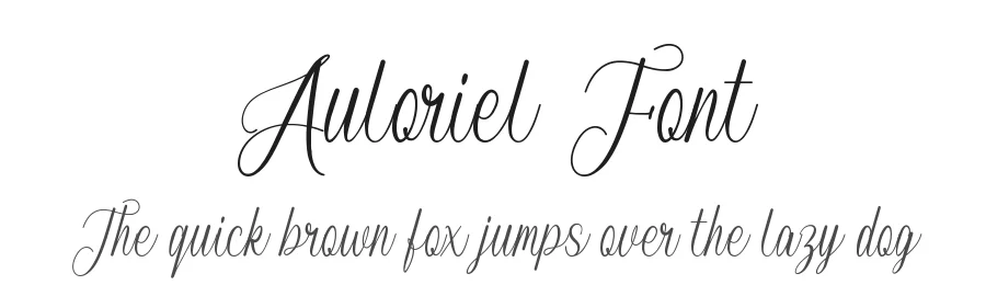 Auloriel Font by bilson.bay — Script Handwritten Font