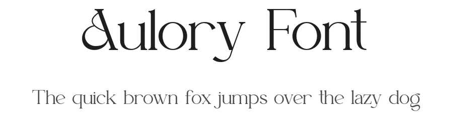 Aulory Font by ErmediaStudio — Serif Font