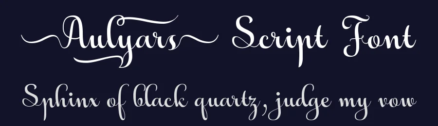 Aulyars Script Font by Situjuh Nazara — Script Handwritten Font — thumbnail 2