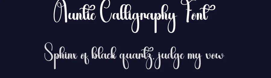 Auntie Calligraphy Font by andikastudio — Script Handwritten Font — thumbnail 2