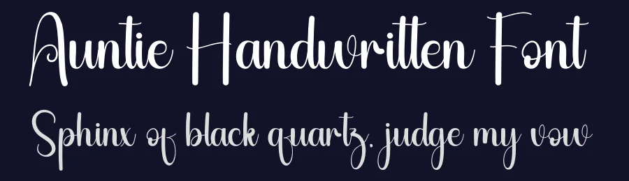 Auntie Handwritten Font by andikastudio — Script Handwritten Font — thumbnail 2