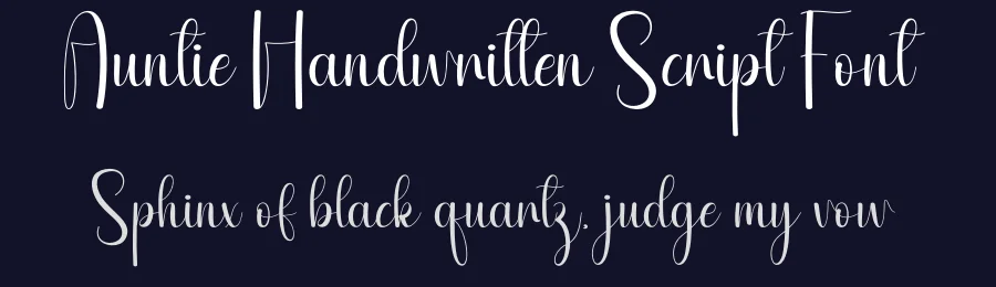 Auntie Handwritten Script Font by andikastudio — Script Handwritten Font — thumbnail 2