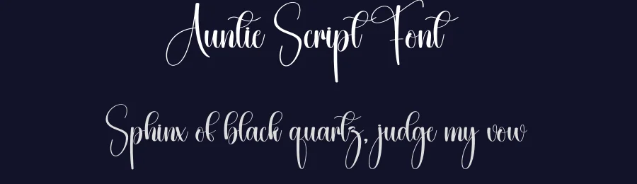 Auntie Script Font by creativeletter — Script Handwritten Font — thumbnail 2