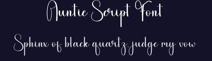 Auntie Script Font by andikastudio — Script Handwritten Font — thumbnail 2