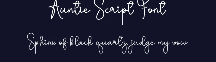Auntie Script Font by andikastudio — Script Handwritten Font — thumbnail 2
