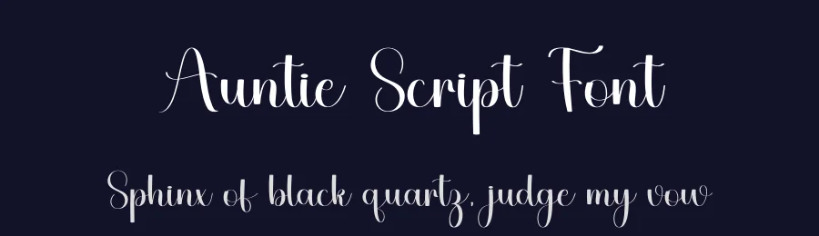 Auntie Script Font by freshtypeink — Script Handwritten Font — thumbnail 2