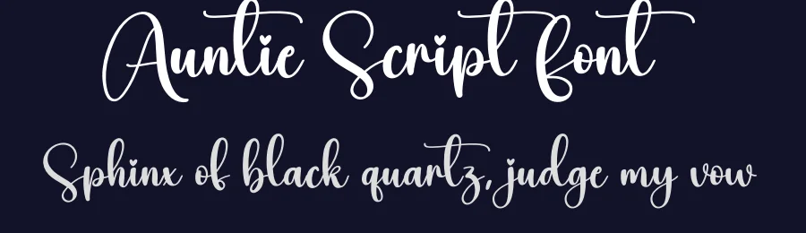 Auntie Script Font by creativeletter — Script Handwritten Font — thumbnail 2