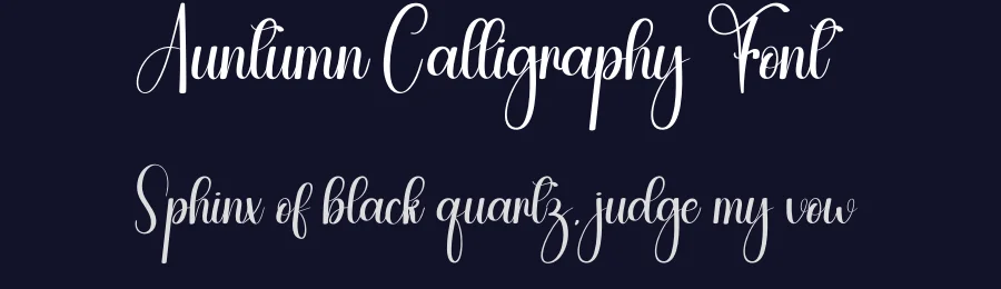 Auntumn Calligraphy Font by andikastudio — Script Handwritten Font — thumbnail 2