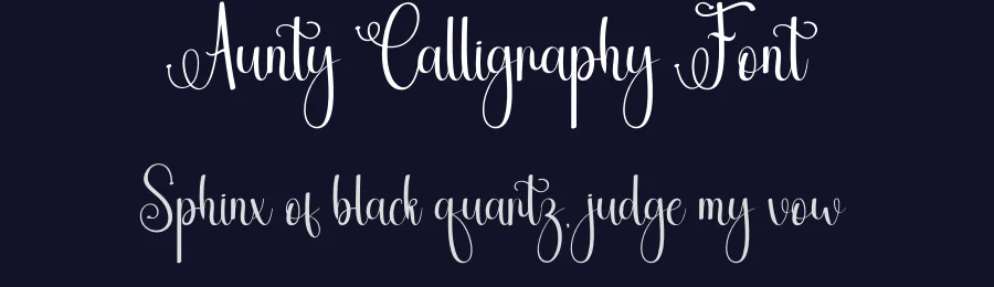 Aunty Calligraphy Font by andikastudio — Script Handwritten Font — thumbnail 2