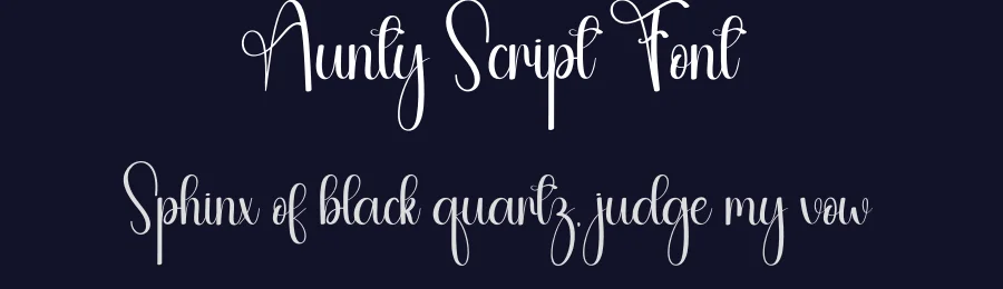 Aunty Script Font by andikastudio — Script Handwritten Font — thumbnail 2
