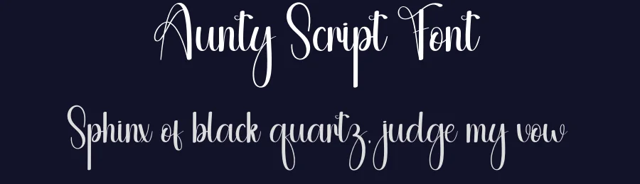 Aunty Script Font by andikastudio — Script Handwritten Font — thumbnail 2