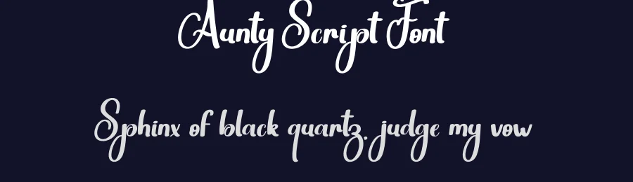 Aunty Script Font by andikastudio — Script Handwritten Font — thumbnail 2