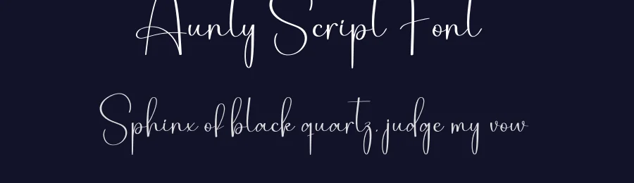 Aunty Script Font by creativeletter — Script Handwritten Font — thumbnail 2
