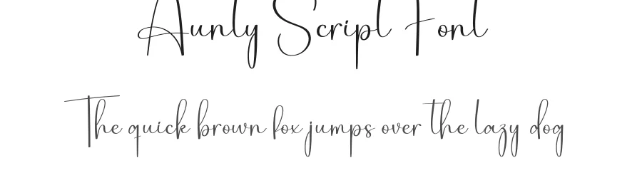 Aunty Script Font by creativeletter — Script Handwritten Font