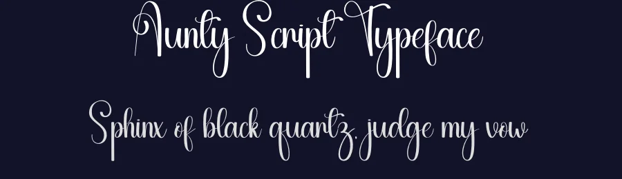 Aunty Script Typeface by andikastudio — Script Handwritten Font — thumbnail 2