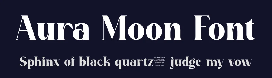 Aura Moon Font by Zafiratype — Serif Font — thumbnail 2