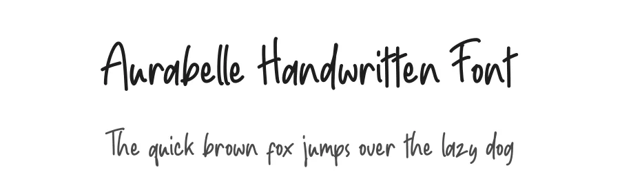 Aurabelle Handwritten Font by Hanaksara.Studio — Script Handwritten Font