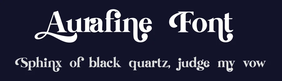 Aurafine Font by albert_kalingga — Serif Font — thumbnail 2