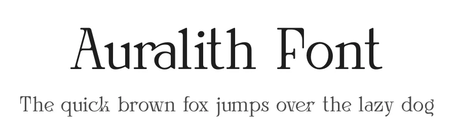 Auralith Font by Rismatype — Display Font