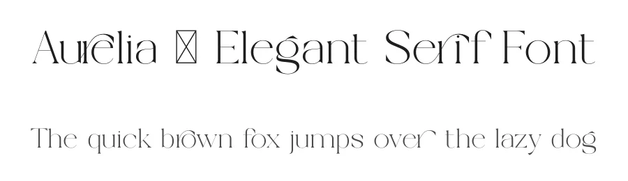 Aurelia – Elegant Serif Font by SURATMI — Serif Font