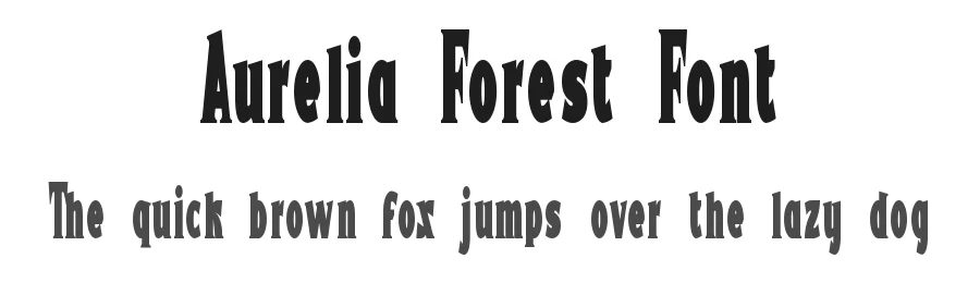 Aurelia Forest Font by noahtype — Display Font