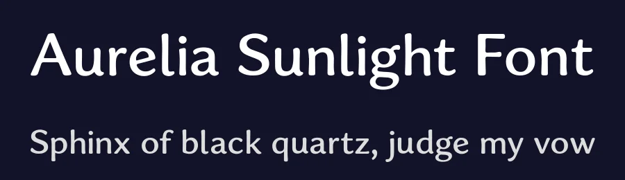 Aurelia Sunlight Font by Letterhanna Studio — Sans Serif Font — thumbnail 2